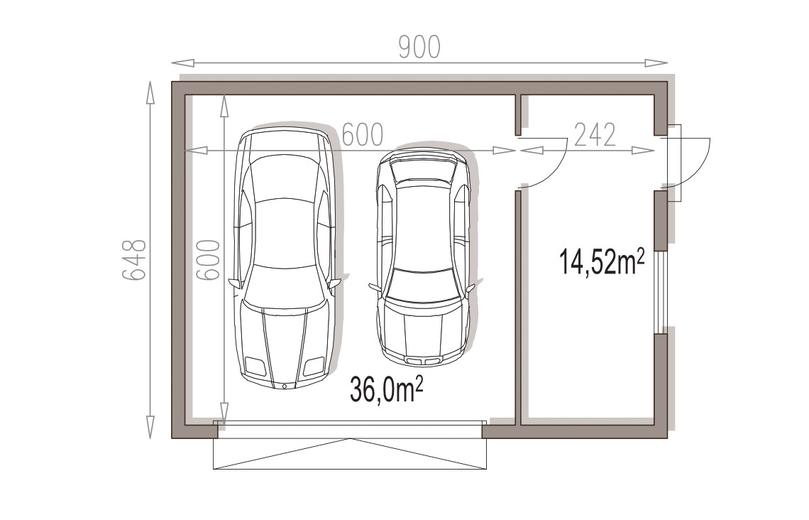 Garaż / Budynek gospodarczy APG11C