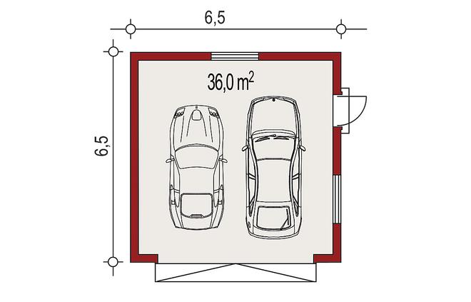 Garaż / Budynek gospodarczy APG5A