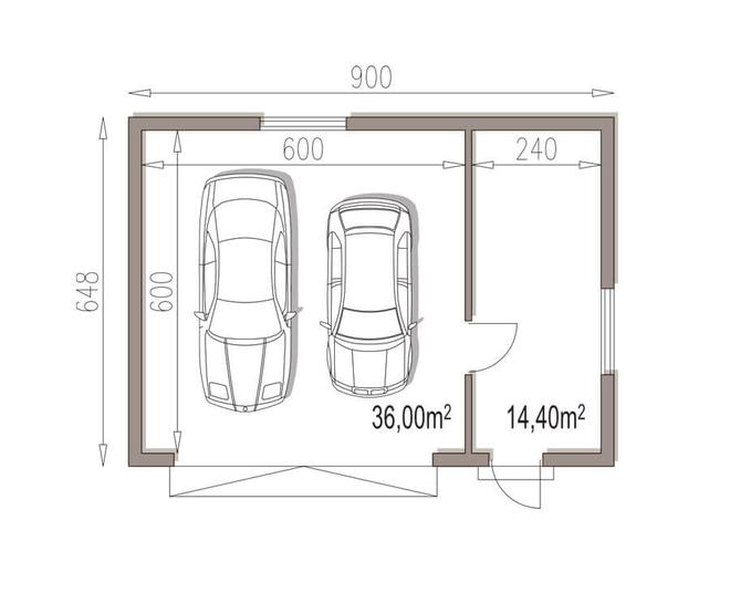 Garaż / Budynek gospodarczy APG5B
