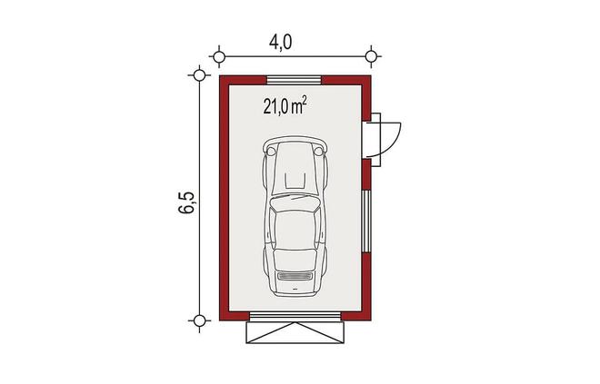 Garaż / Budynek gospodarczy APG5C