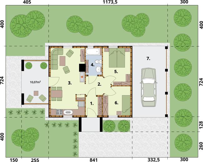 Awinion C szkielet drewniany