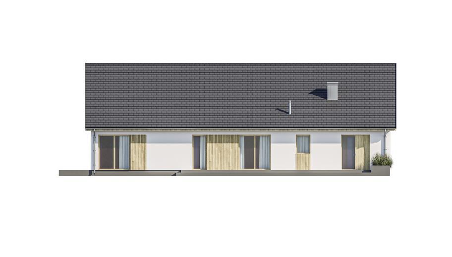Projekt domu D332   wersja drewniana