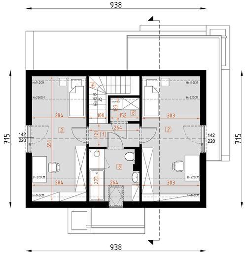 Projekt domu D337B