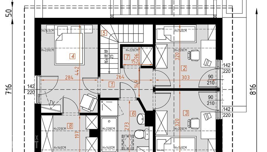 Projekt domu D338