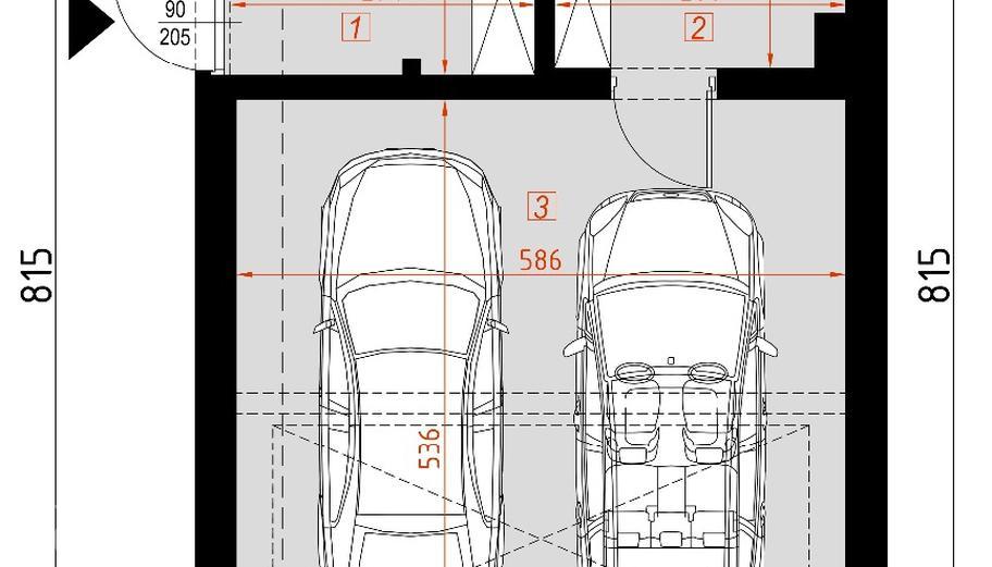 Projekt domu D401    wersja drewniana