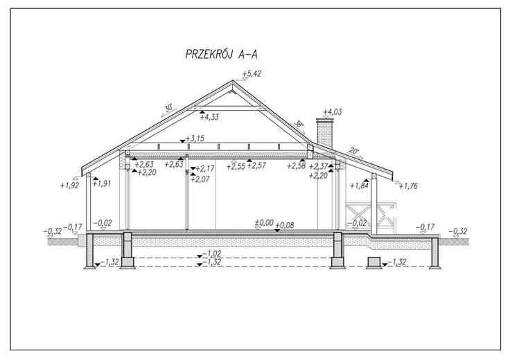 Barbados C szkielet drewniany