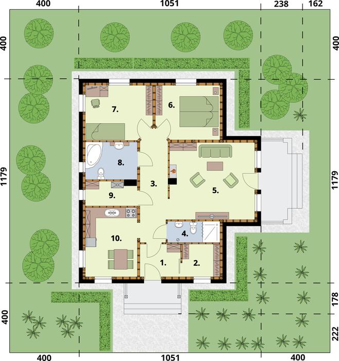 Barletta szkielet drewniany