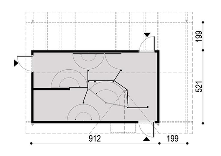 Budynek gospodarczy - zagroda (szkielet drewniany) BG6