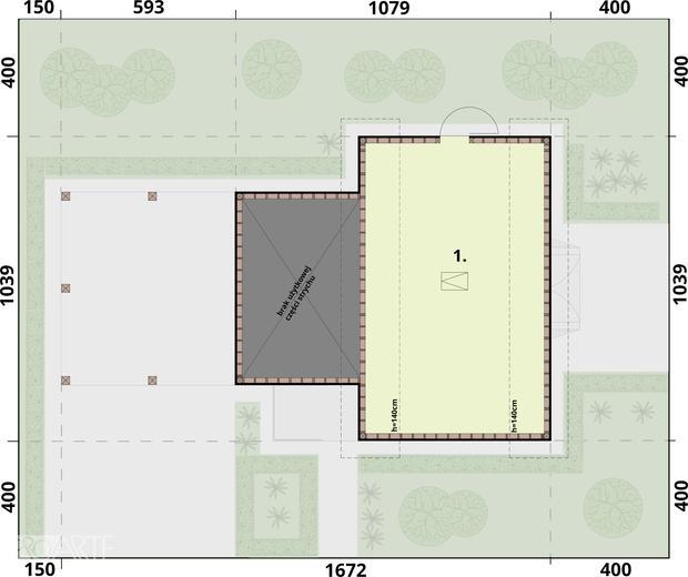 Budynek inwentarsko-gospodarczy BGS10 (drewniany)