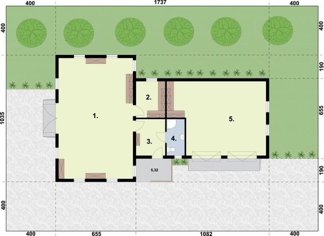 Budynek inwentarsko-gospodarczy BGS13