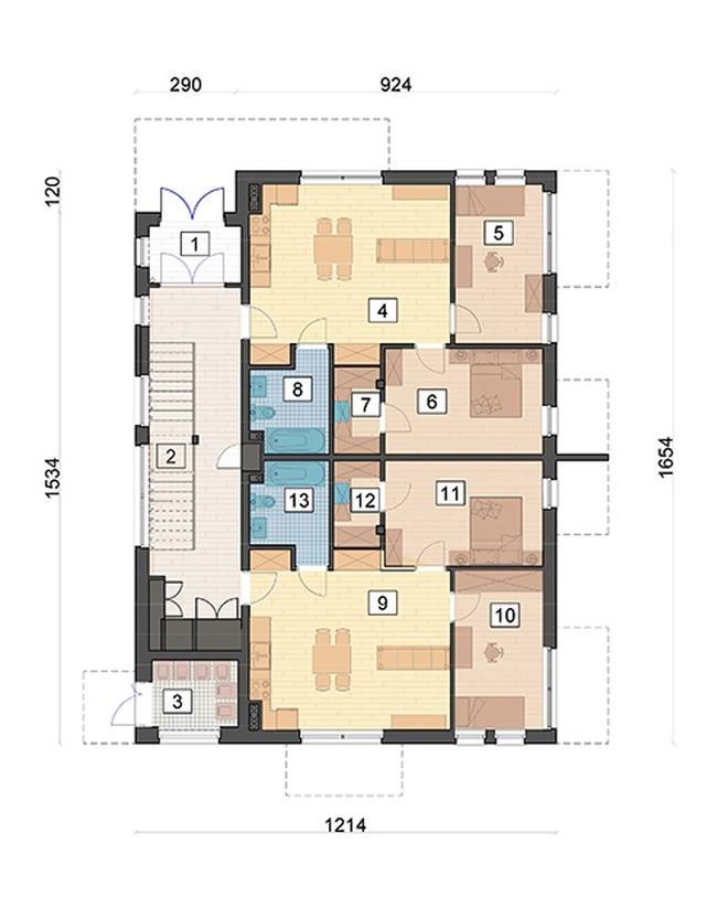 Budynek mieszkalny - Alternatywy 6