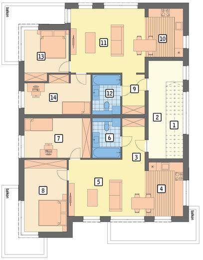 Budynek mieszkalny - Alternatywy 4a 