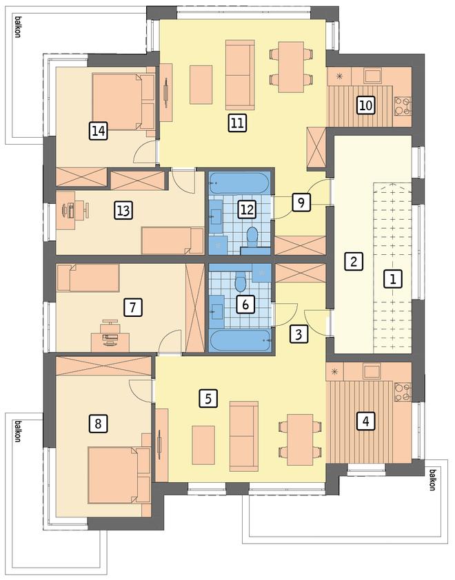 Budynek mieszkalny - Alternatywy 4b