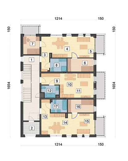 Budynek mieszkalny - Alternatywy 6a