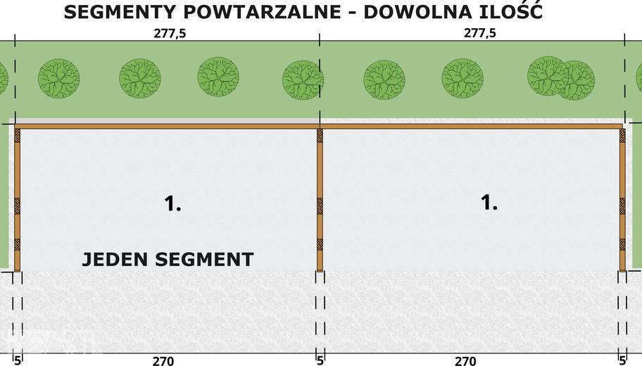 Wiata drewniana COMPO
