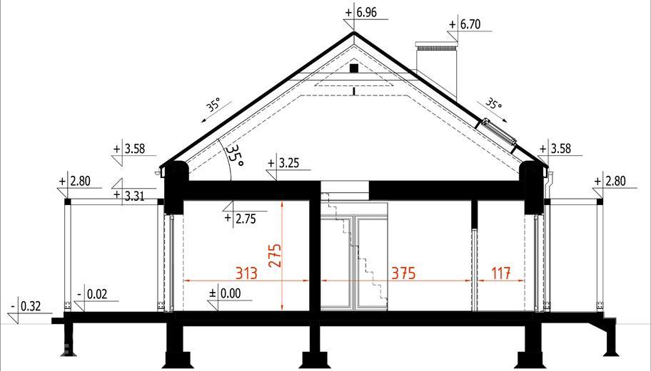 Projekt domu D410