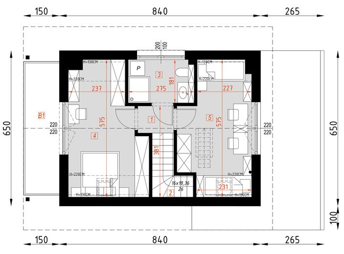 Projekt domu D458