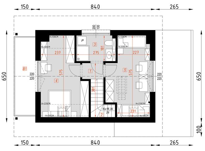 Projekt domu D458