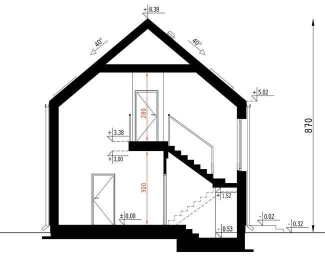 Projekt domu D461