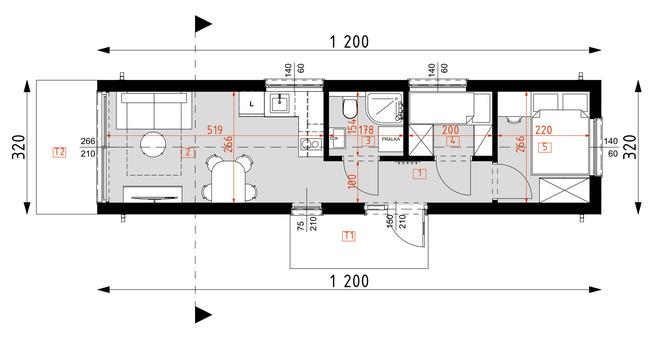 Projekt domu DM22 (letniskowy)