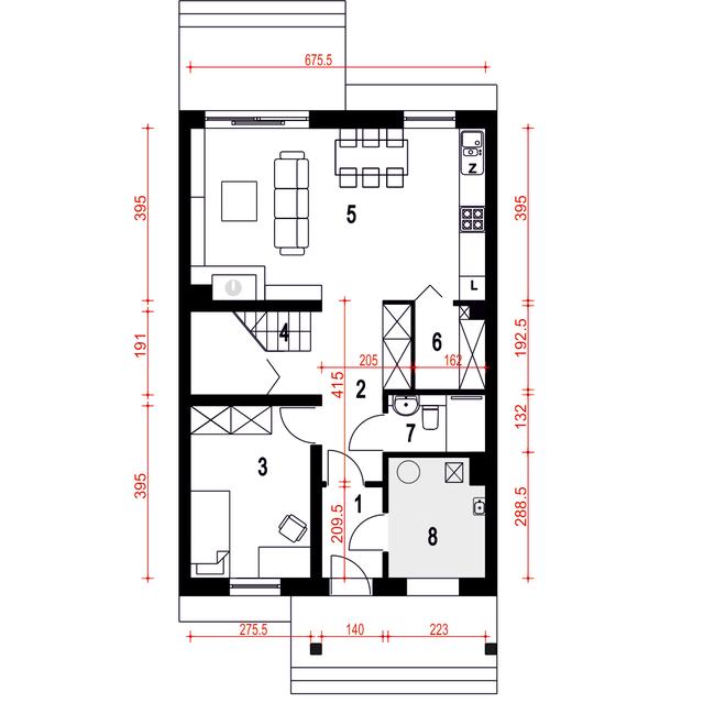Agat II bez garażu [A-SZ]