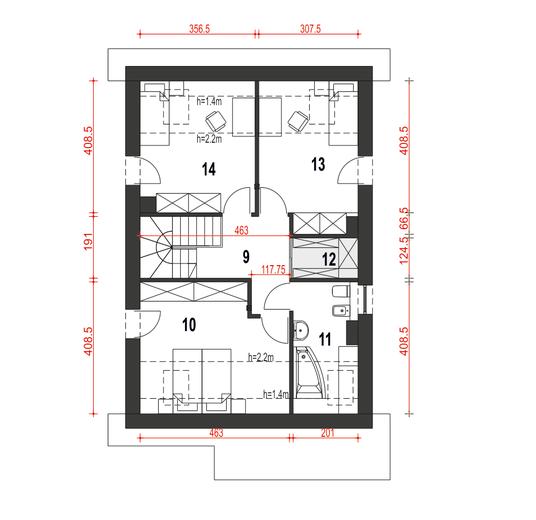 Agat II bez garażu [B]