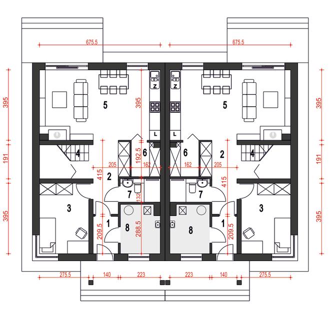 Agat II bez garażu [B-BL1]