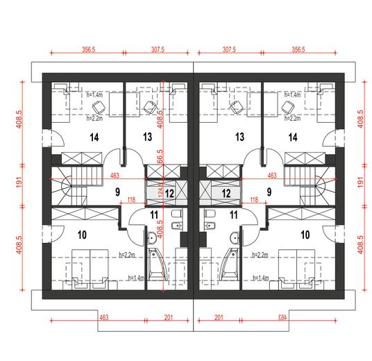 Agat II bez garażu [B-BL1]
