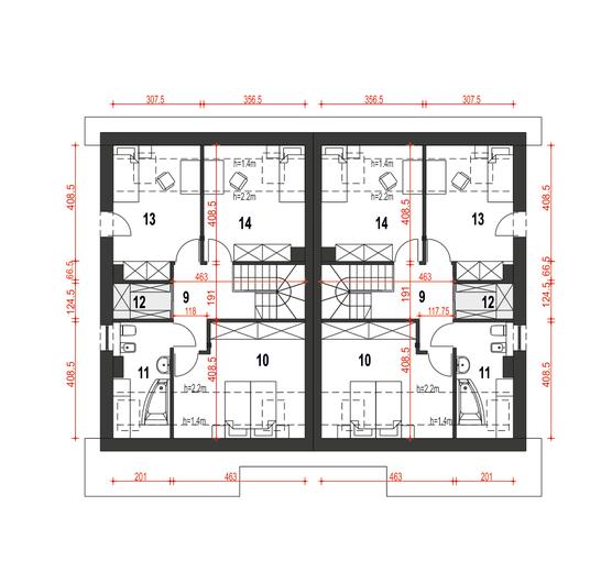 Agat II bez garażu [B-BL2]