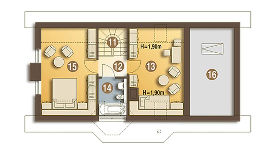 Agatka z garażem 1-st. [A]