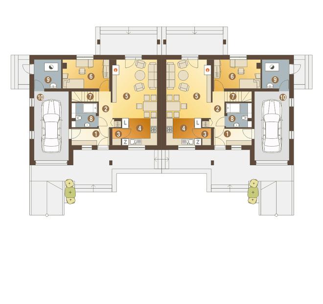 Alka z garażem 1-st. [A-BL2]