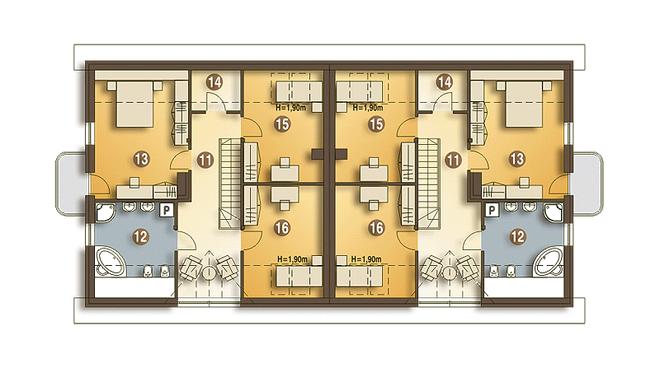 Amanda z garażem 1-st. [A-BL]