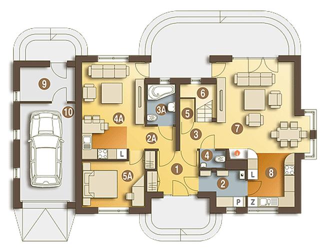 Amelia V z garażem 1-st. [A]