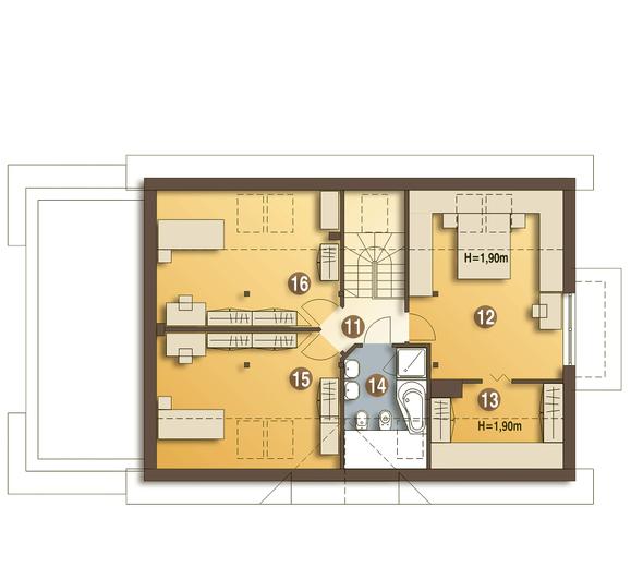 Amelia V trend z garażem 1-st. [A]