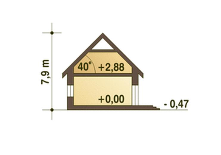Ametyst z garażem 1-st. [A]