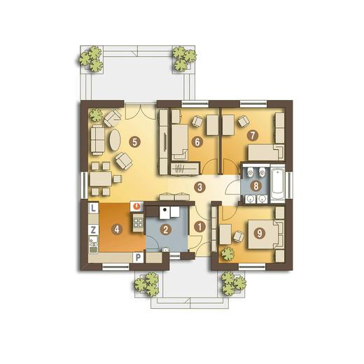 Ares trend bez garażu [B]