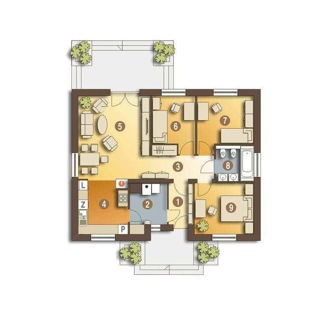 Ares trend bez garażu [B]