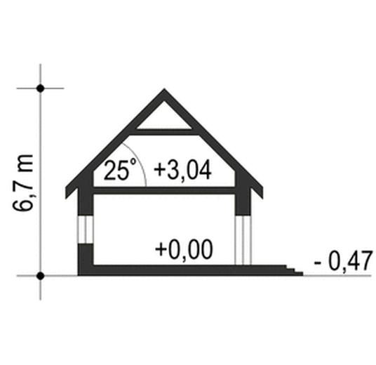 Aron z garażem 1-st. [A1]