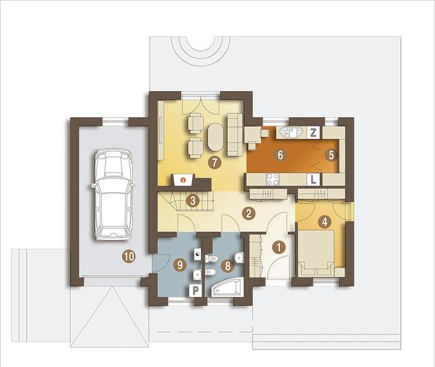 Artur III z garażem 1-st. [A]