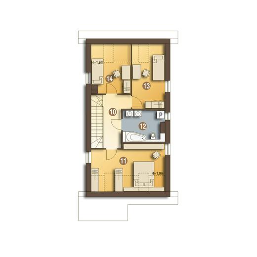 Azalia bez garażu [B]