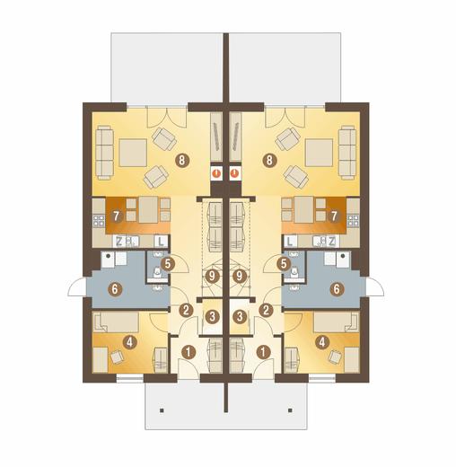 Azalia bez garażu [B-BL2]