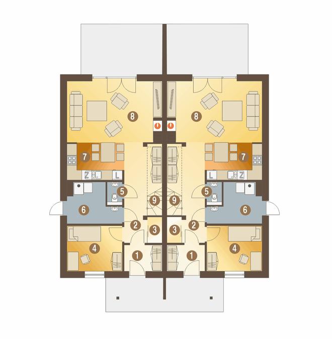 Azalia bez garażu [B-BL2]