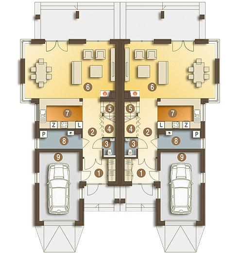 Bazyli z garażem 1-st. [A-BL2]