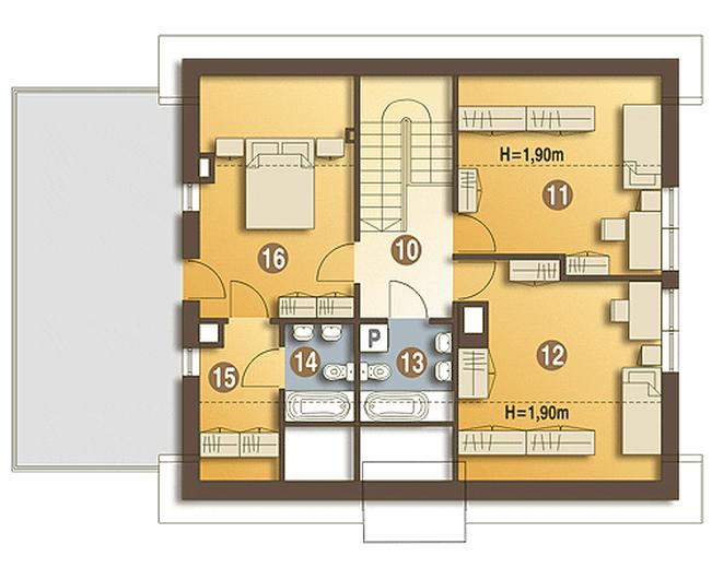 Bażant z garażem 1-st. [A]