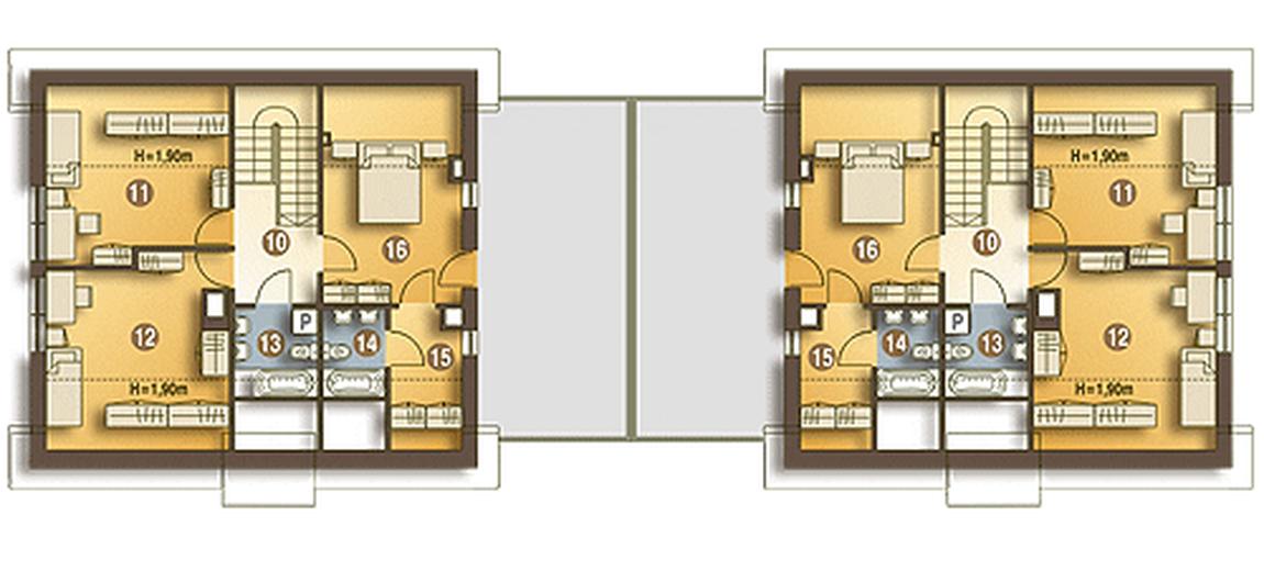 Bażant z garażem 1-st. [A-BL]