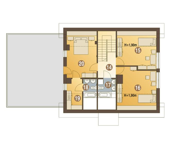 Bażant II z garażem 2-st. [A1]