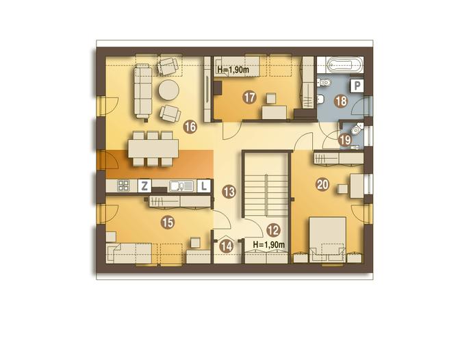 Bernikla z garażem 1-st. [A]