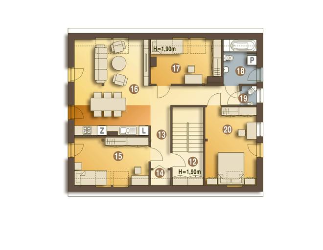 Bernikla z garażem 1-st. [A]