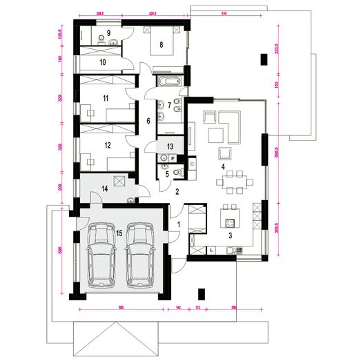 Bursztyn II z garażem 2-st. [A]