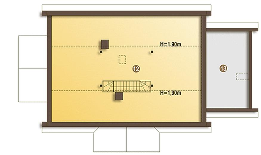 Czajka z garażem 1-st. [A]